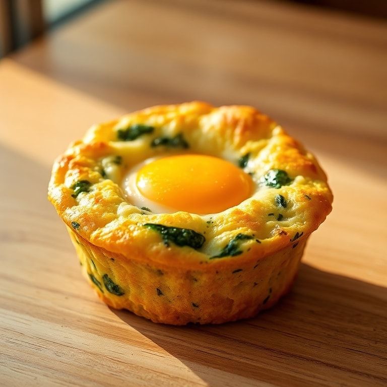 spinach feta egg muffins