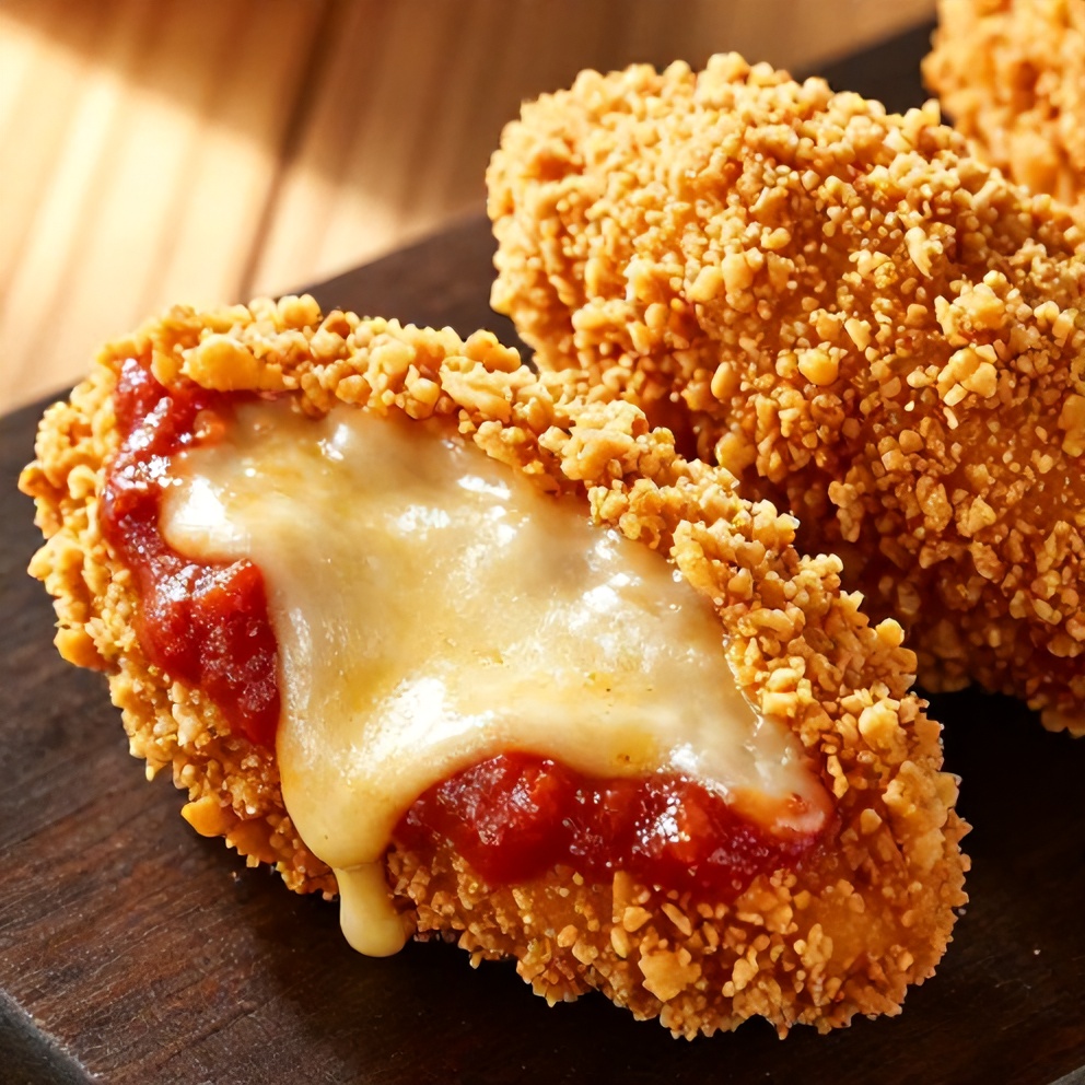 Air Fryer Chicken Parmesan Bites