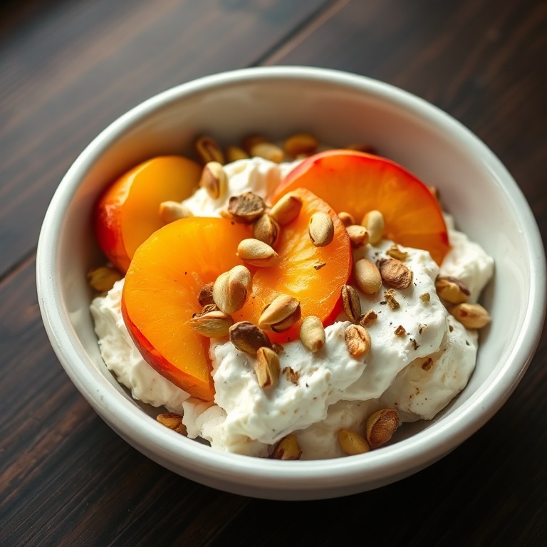 Best Peach Cottage Cheese Bowls
