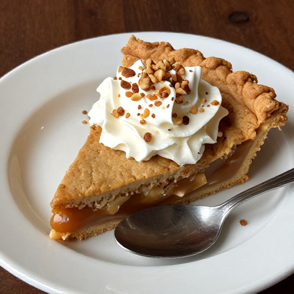Samoa Cookie Pie on a Plate
