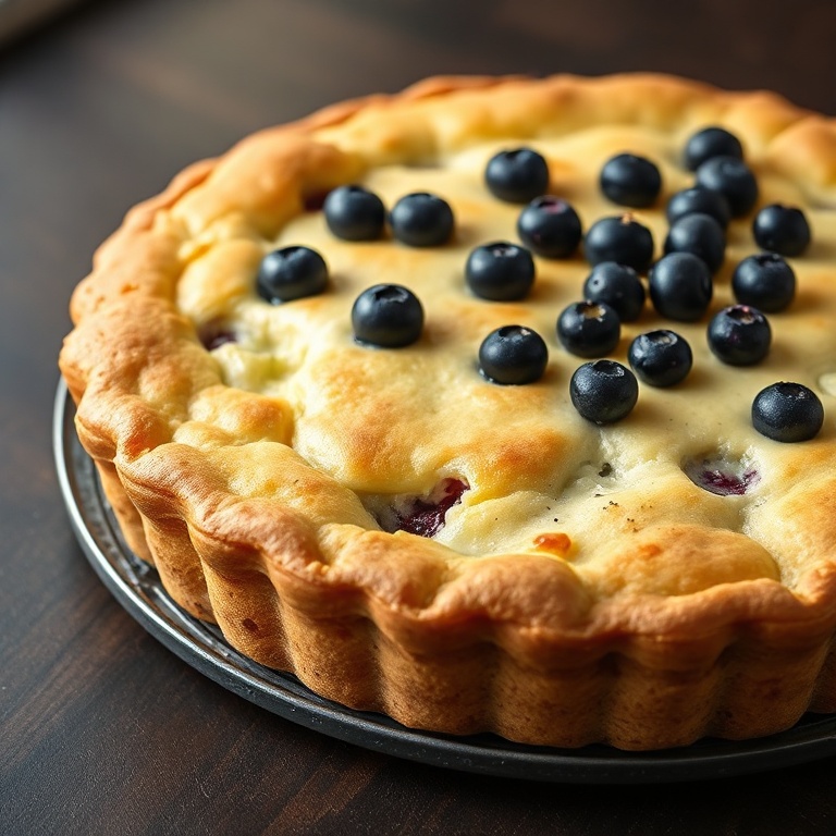 blueberry cottage cheese bake