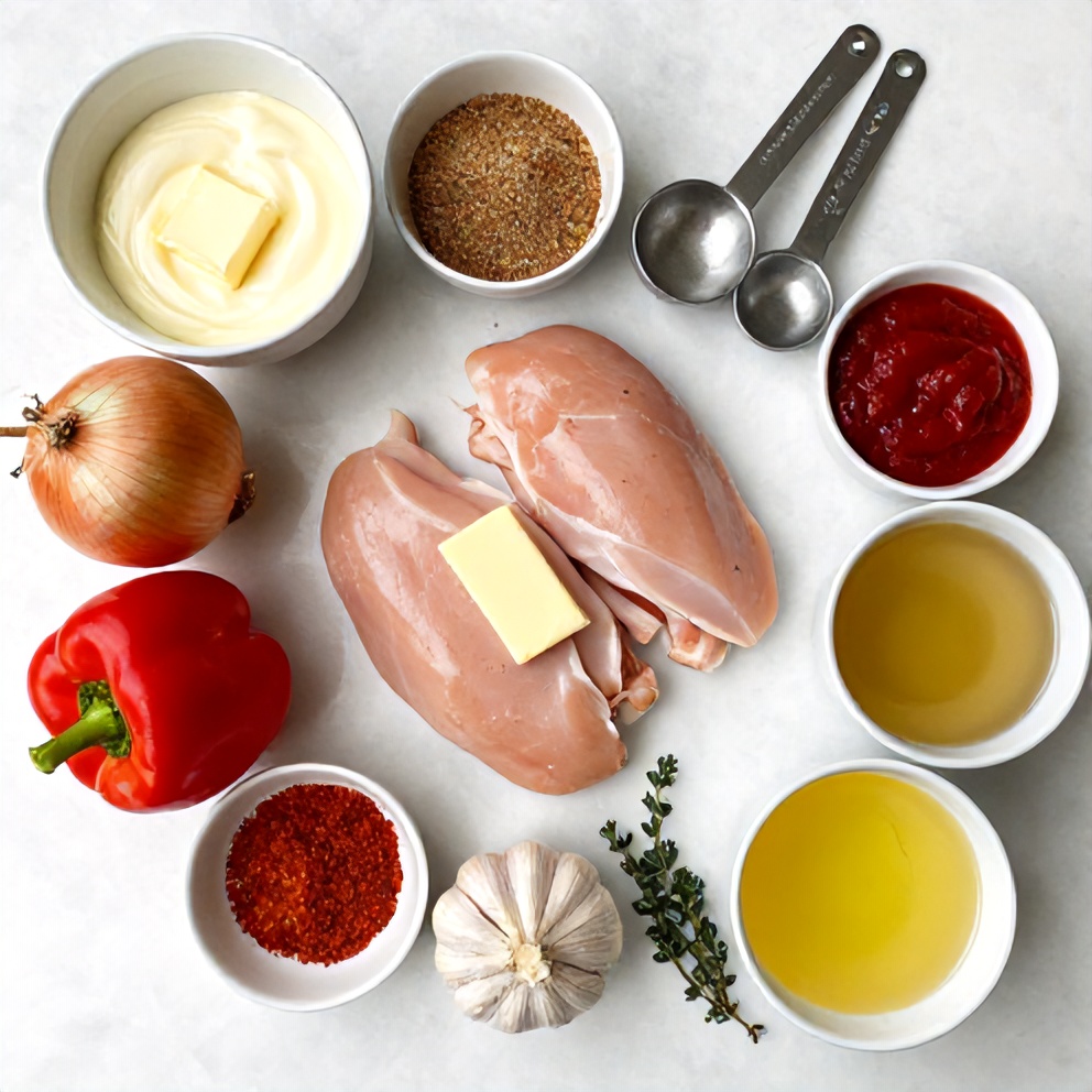 Cajun Butter Chicken Ingredients