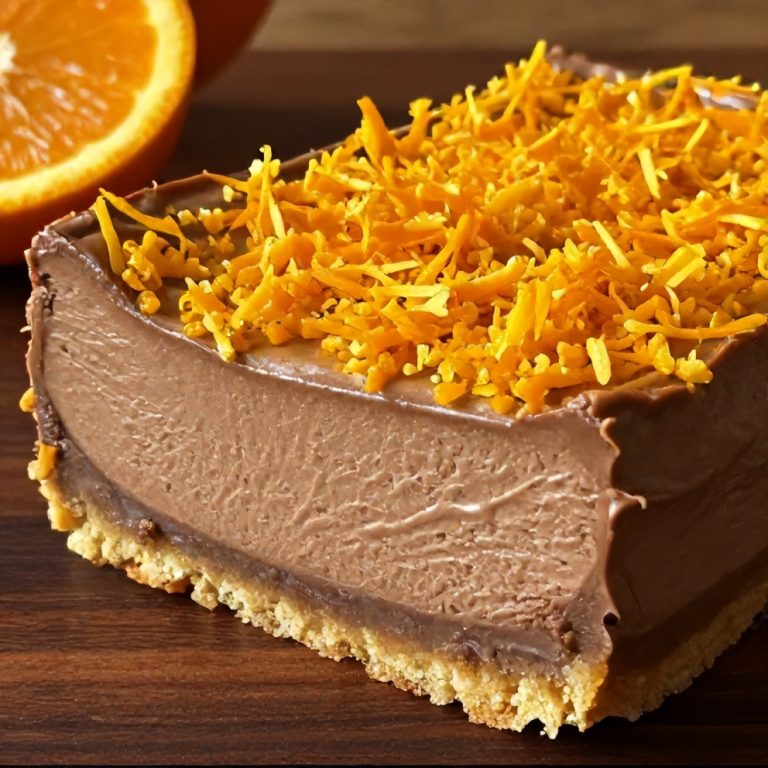 chocolate orange cheesecake