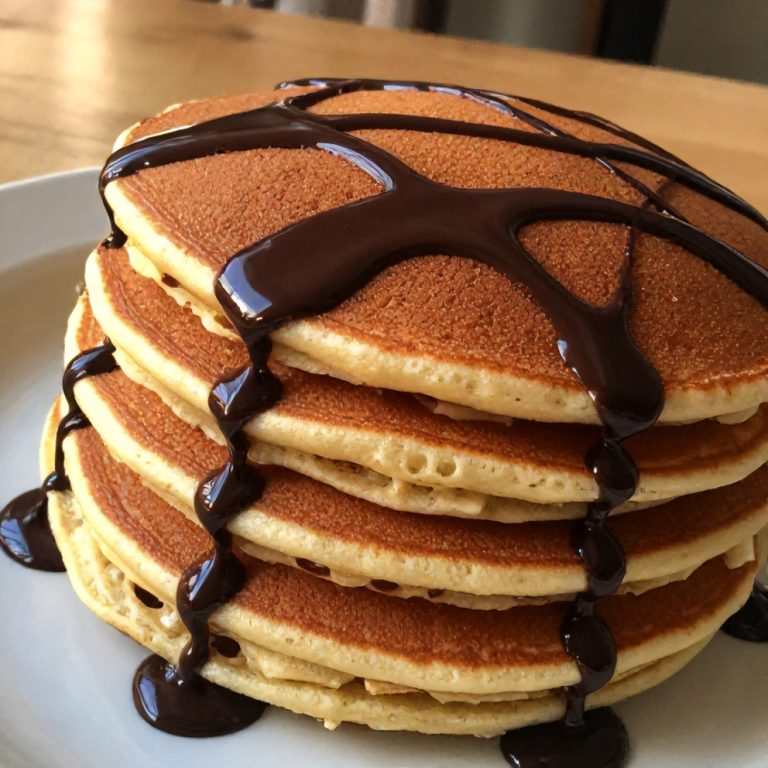 Cinnamon Sugar Churro Pancakes