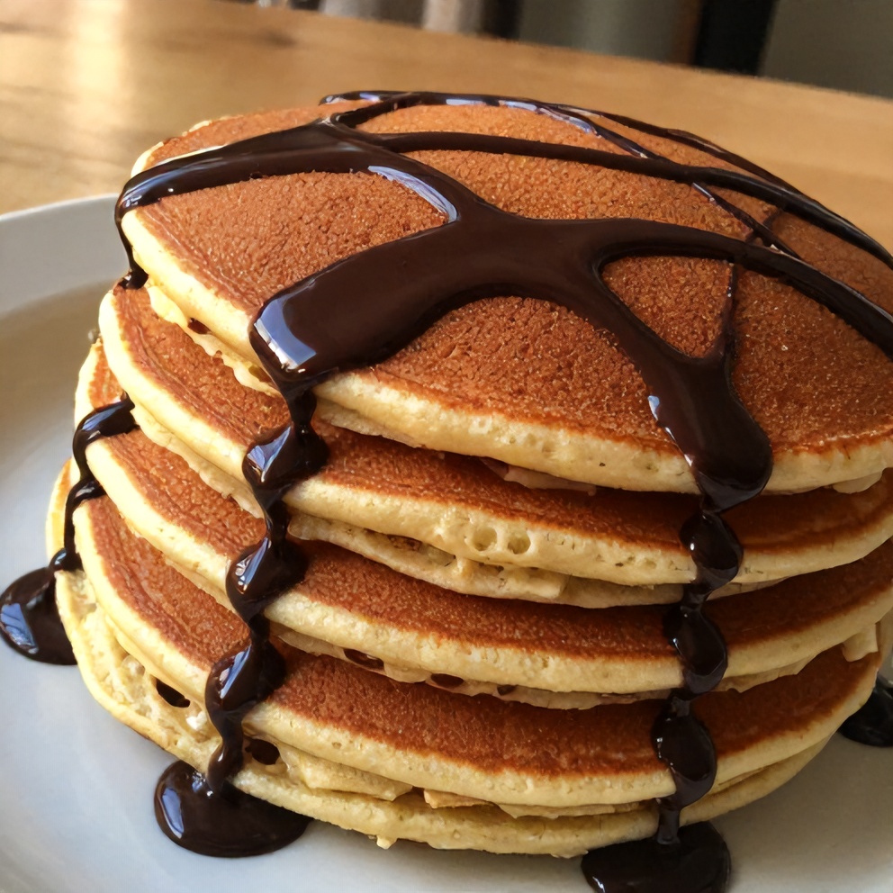 Cinnamon Sugar Churro Pancakes