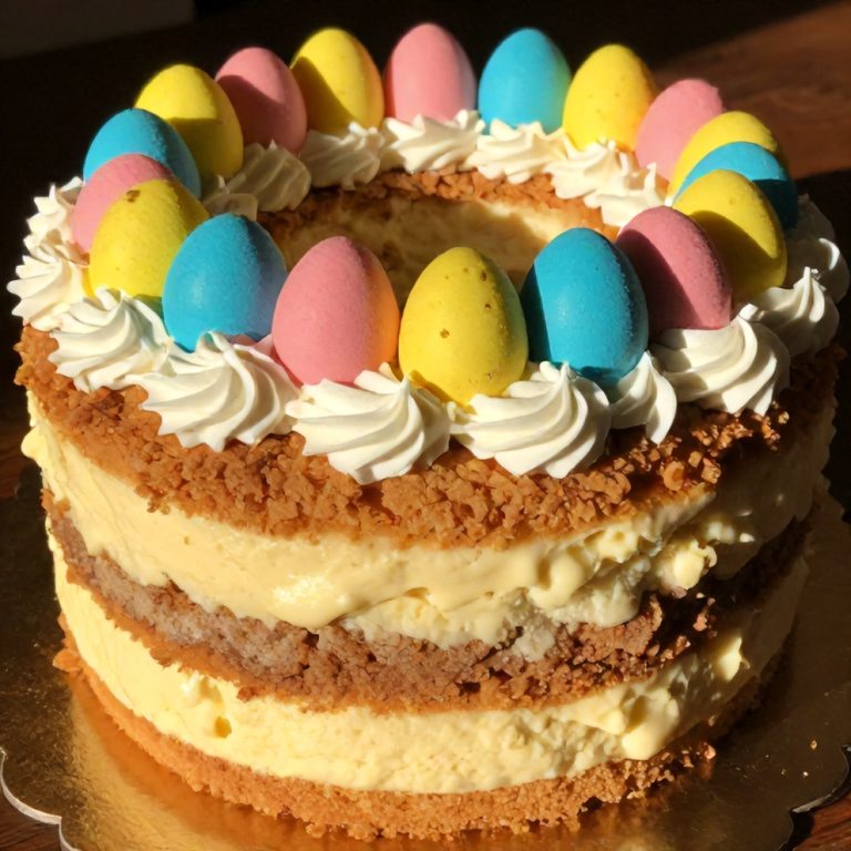 Colorful Easter Poke Cake