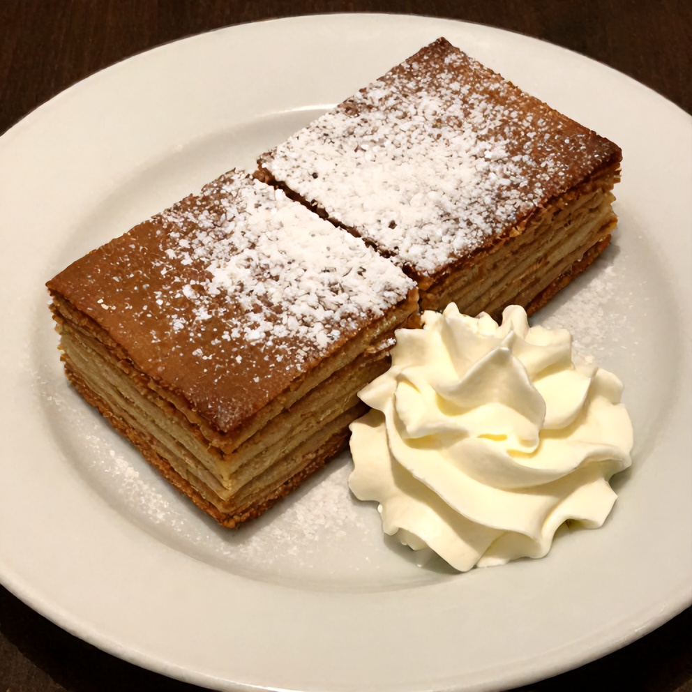 Plated Brown Sugar Chai Cake
