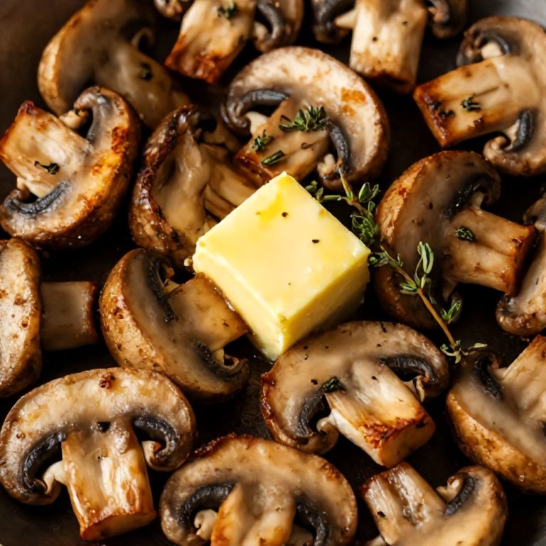 herb butter sautéed mushrooms
