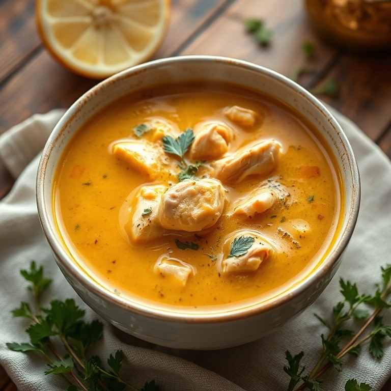 Cozy Turmeric Chicken Soup