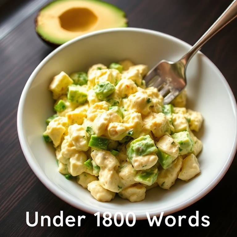 Creamy Avocado Egg Salad