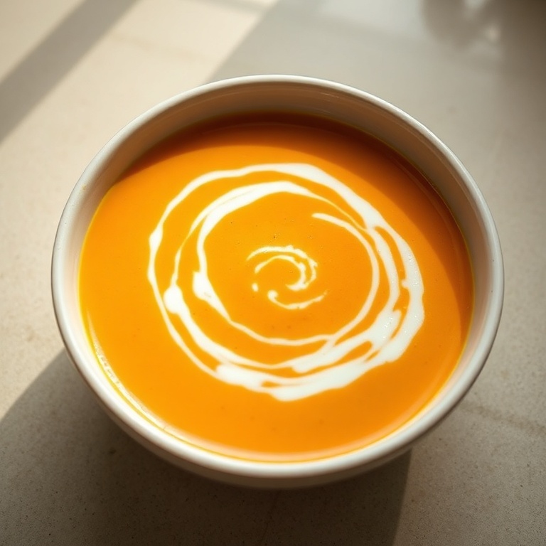 creamy carrot ginger soup