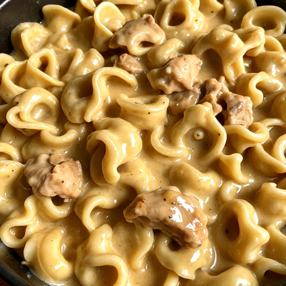 Crockpot Chicken Tortellini