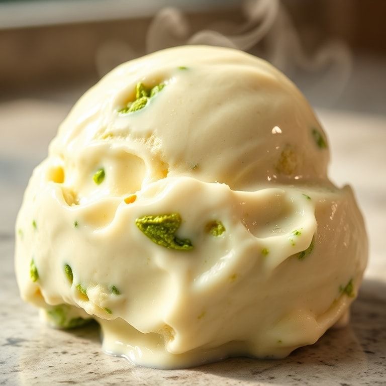 creamy pistachio pudding ice cream