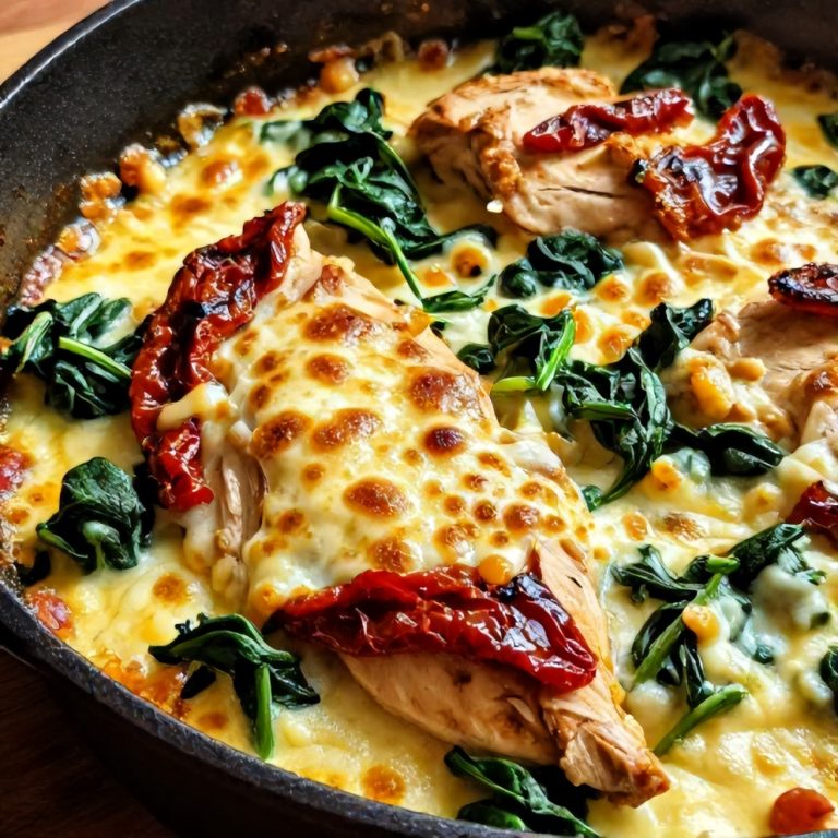 creamy sun-dried tomato chicken skillet