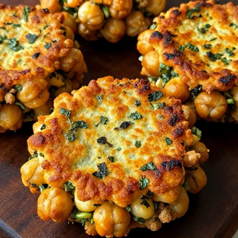 Crispy Baked Chickpea Patties