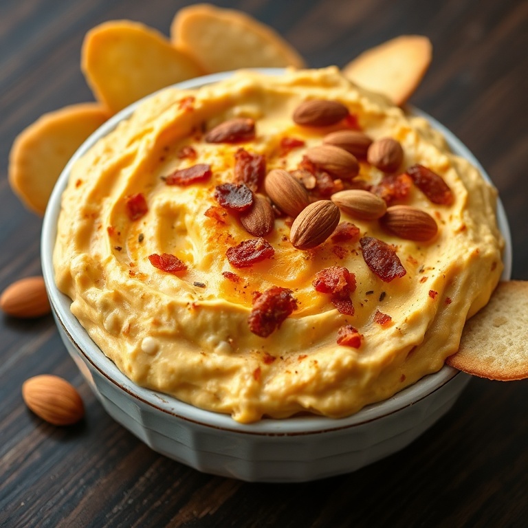 Crispy Cheddar Bacon Dip