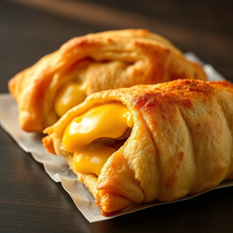 Crispy Cheesy Chicken Crescents