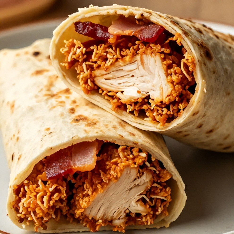 Crispy Chicken Bacon Ranch Wrap