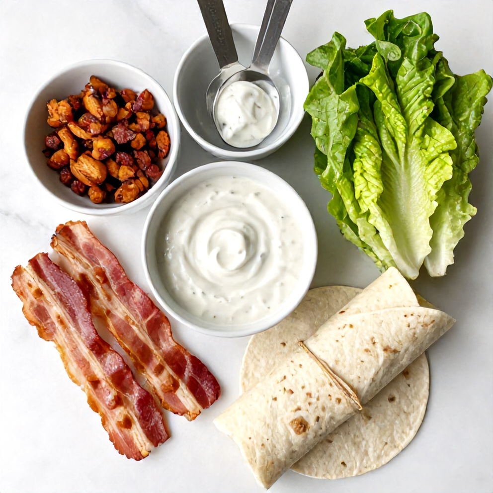 Chicken Bacon Ranch Wrap Ingredients