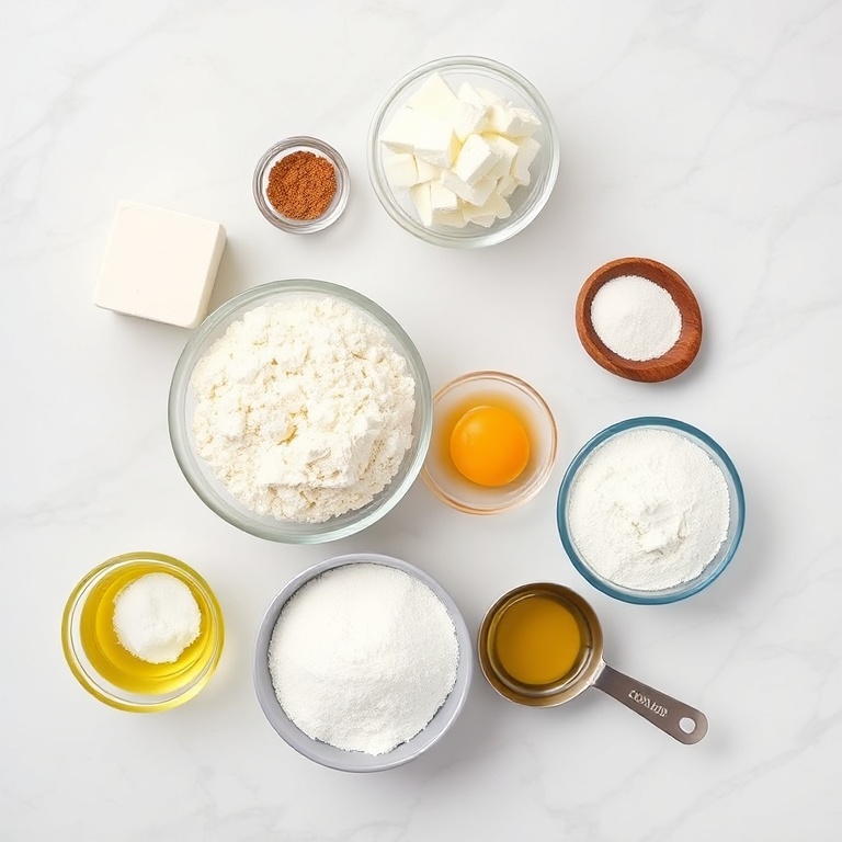 Ingredients for Crispy Cottage Cheese Flatbread