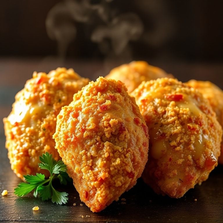 crispy garlic butter fried chicken