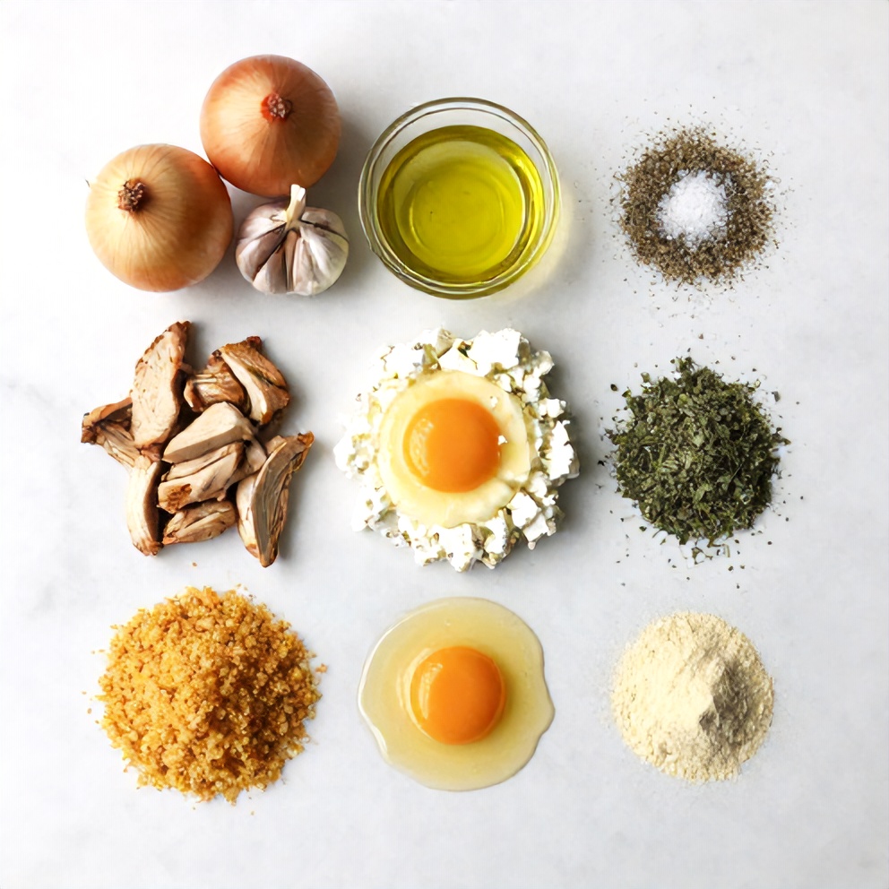 Greek Chicken Burgers Ingredients