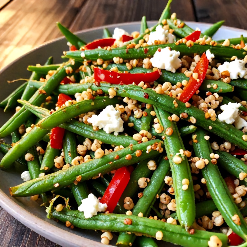 green bean quinoa salad
