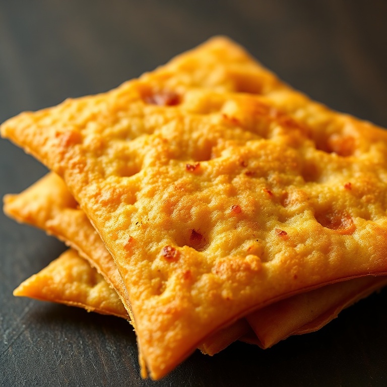 Crispy Homemade Cheez Its