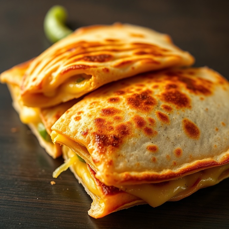 Crispy Jalapeno Popper Quesadillas