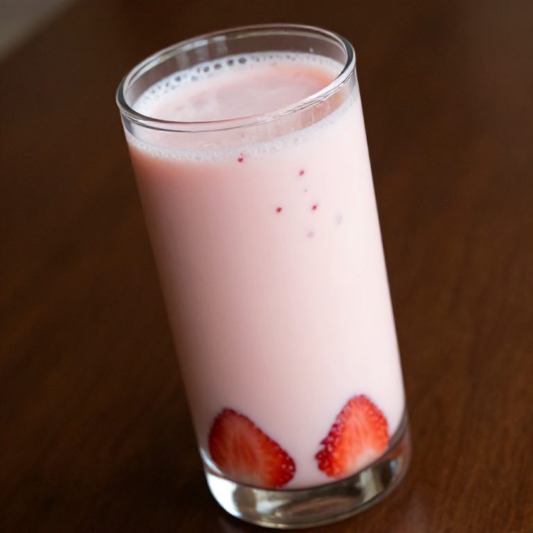 Korean strawberry milk