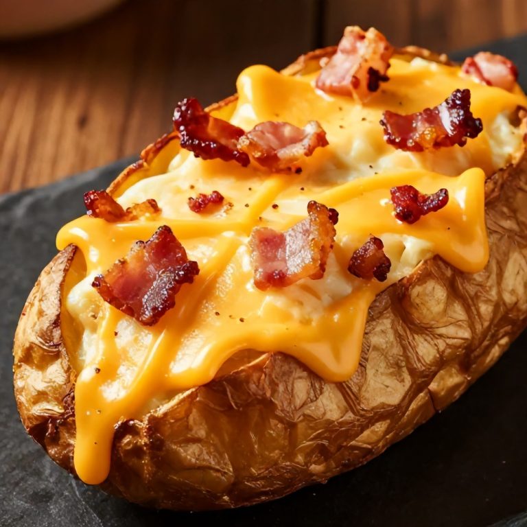 crispy loaded baked potatoes