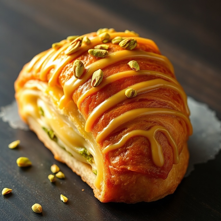 Crispy Pistachio Croissant