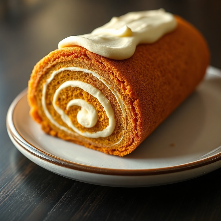 easy carrot cake roll