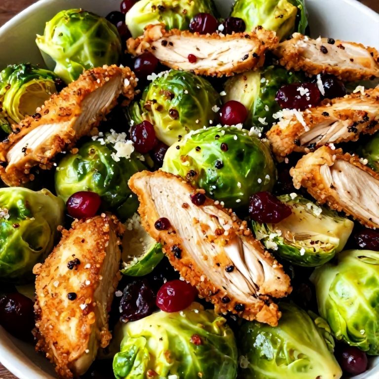 Chicken Brussels Sprout Salad