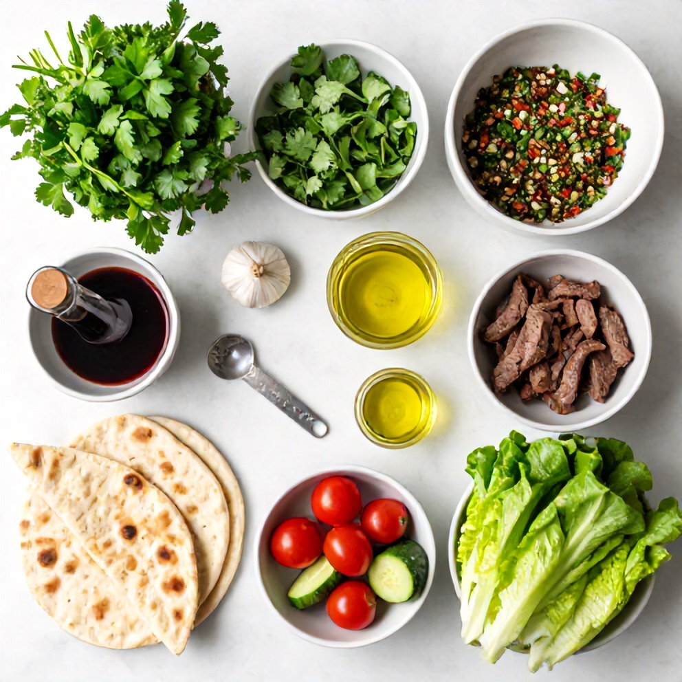 Chimichurri Steak Salad Ingredients