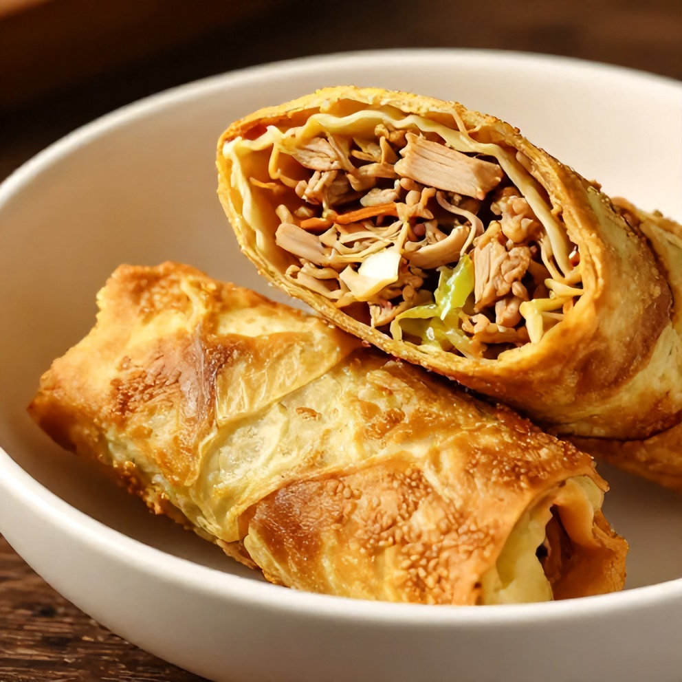 easy egg roll in a bowl