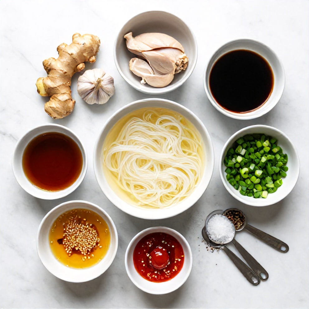 Ginger Garlic Broth Ingredients