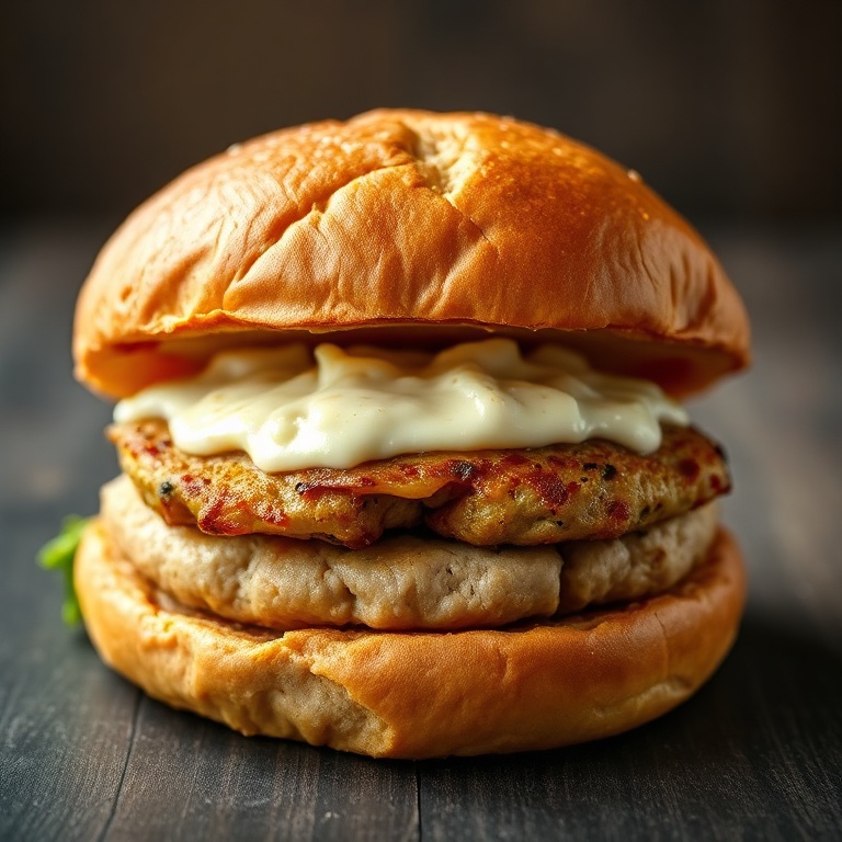 easy Greek chicken feta burgers