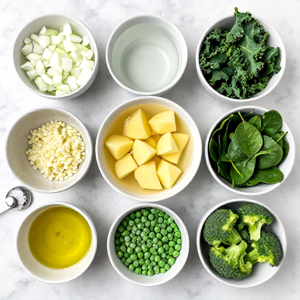 Green Vegetable Soup Ingredients