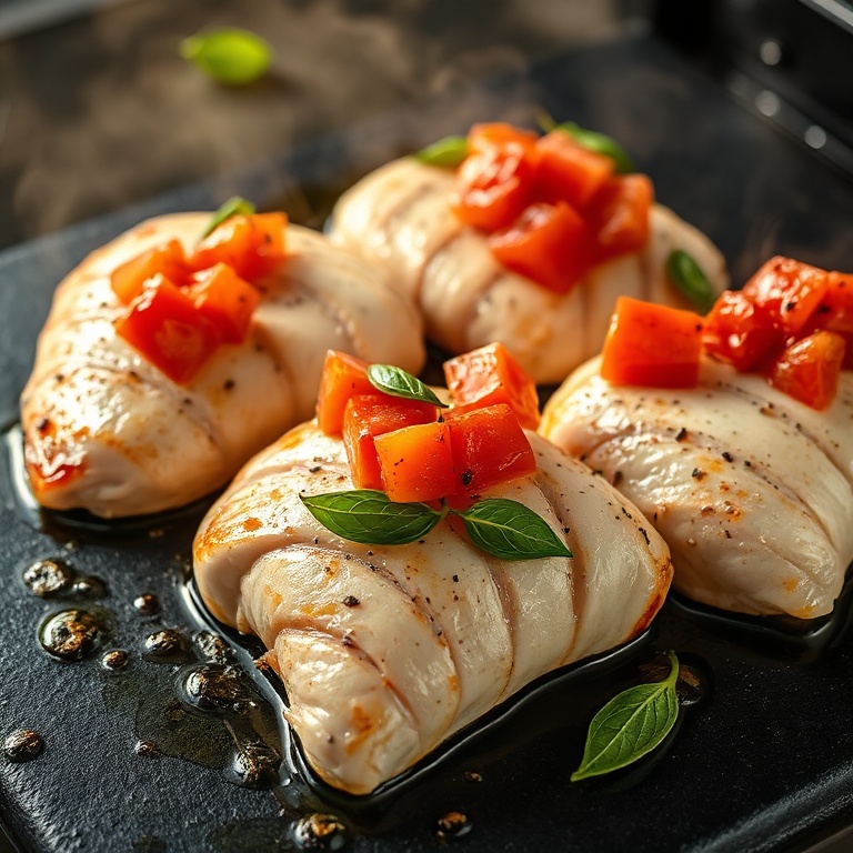 Easy Grilled Bruschetta Chicken