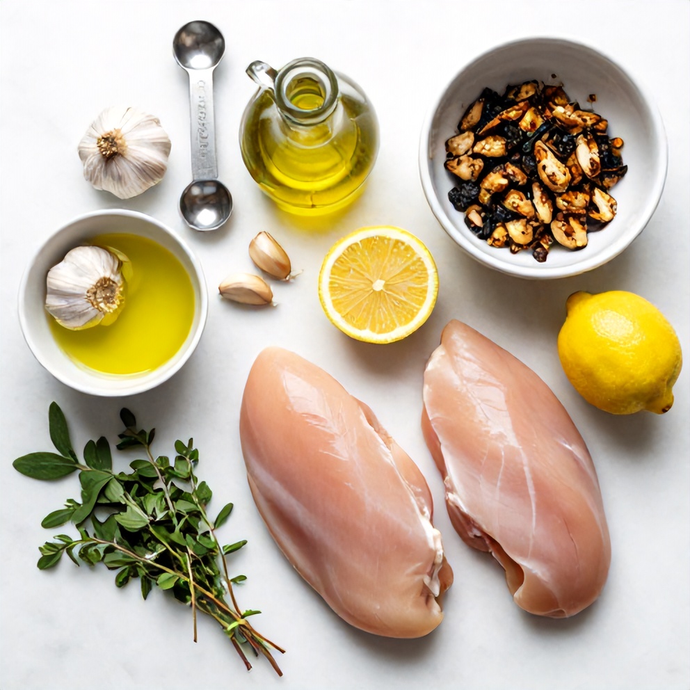 Ingredients for Easy Grilled Chicken Marinade