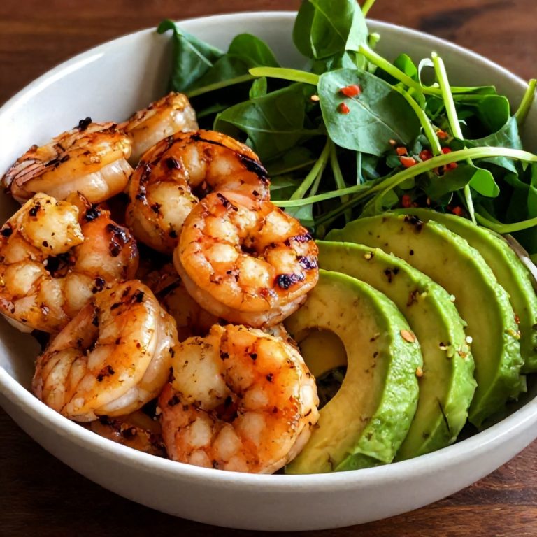 Grilled Shrimp and Avocado Bowl