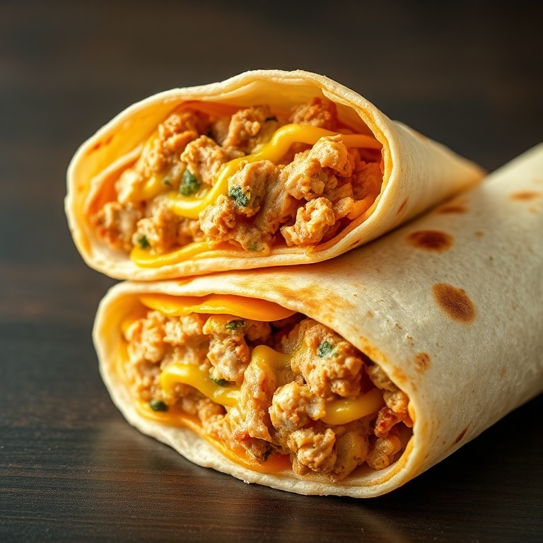 easy healthy tuna melt wrap