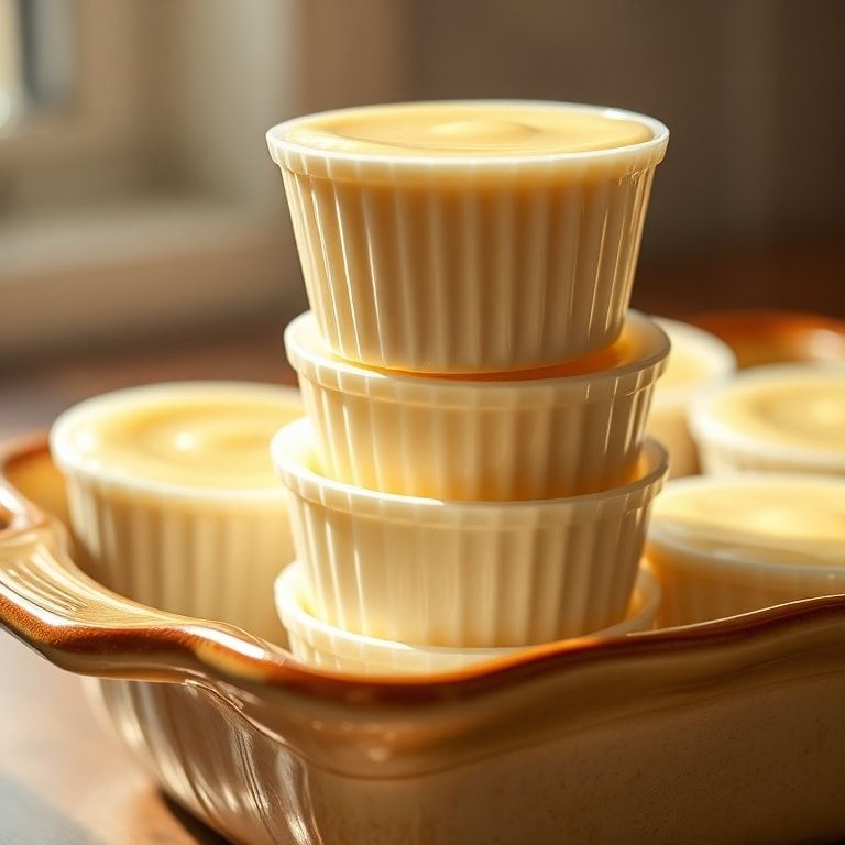 Easy Homemade Vanilla Custard Cups