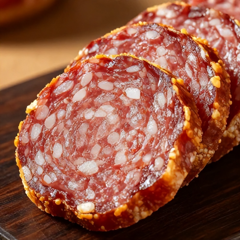 easy homemade vegan salami