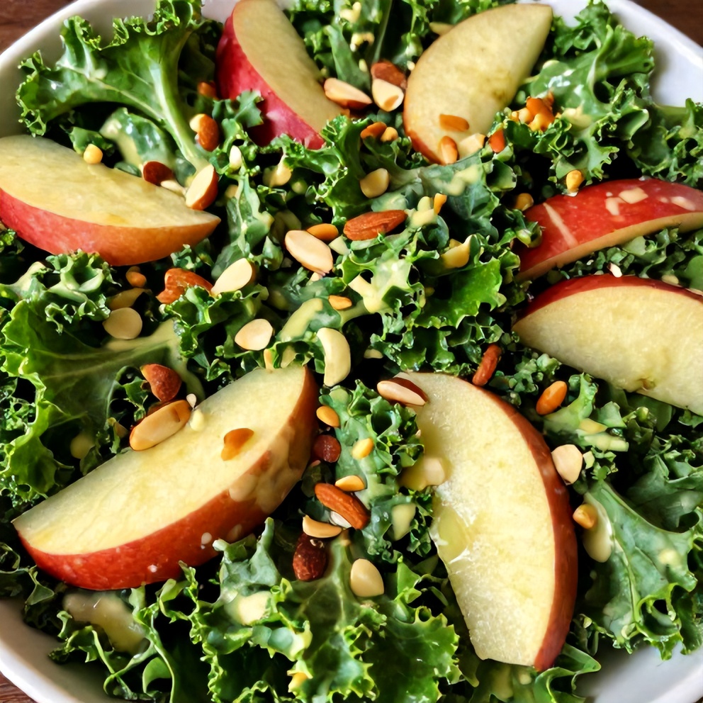 Easy Kale and Apple Salad