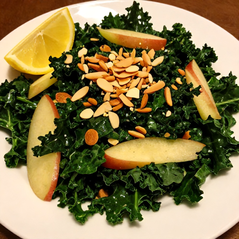 Plated Easy Kale and Apple Salad