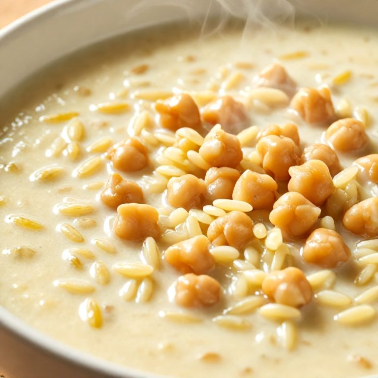 Easy Lemon Chickpea Orzo Soup