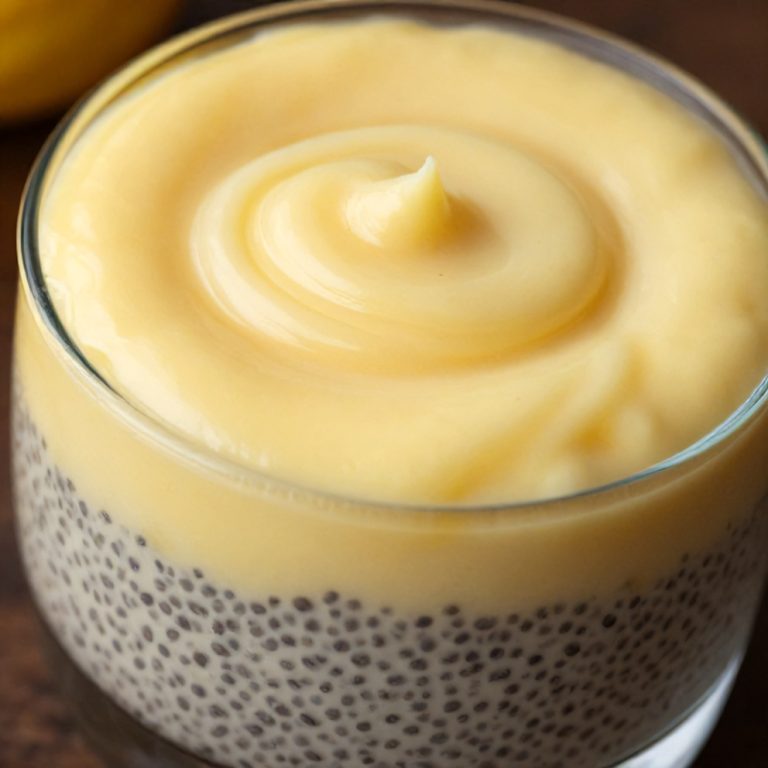 Easy Lemon Curd Chia Pudding