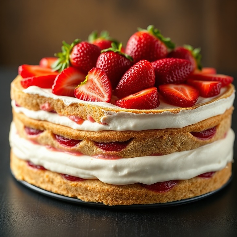 Easy No-Bake Strawberry Icebox Cake